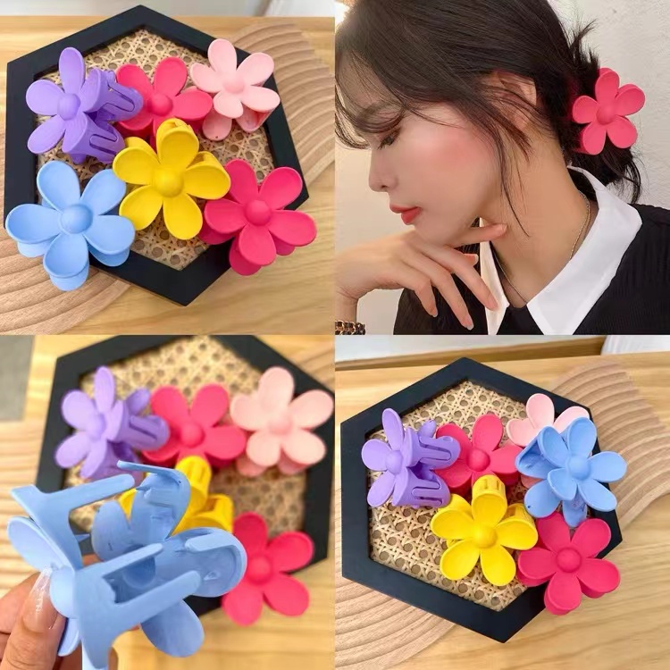 (Hello Girl)F73 Jepit Rambut Bungga Wanita Gaya Korea Fashion Hair Clip Import