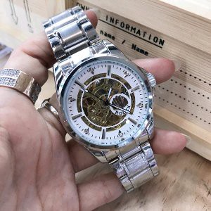 Jam Tangan Rolex Automatic Transparan Pria