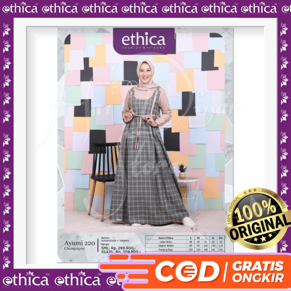 [Terbaru] Ethica Gamis Muslimah Ayumi 249 Ready