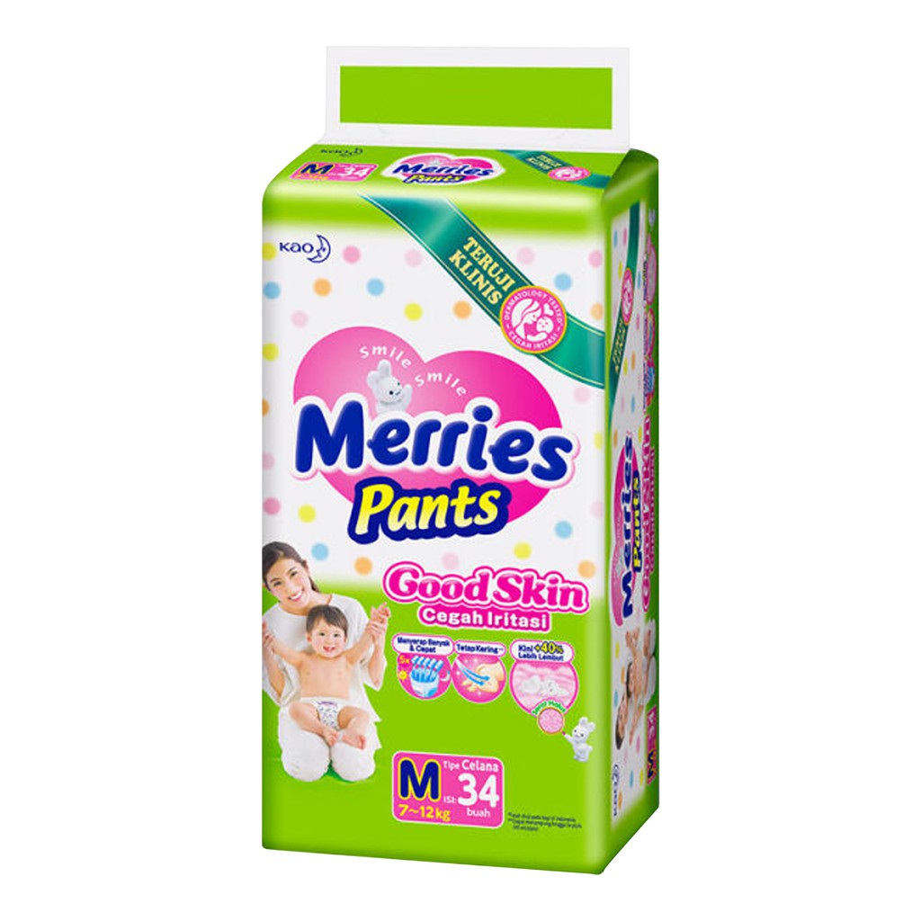 Merries Good Skin M34 - Merries Popok Celan M 34