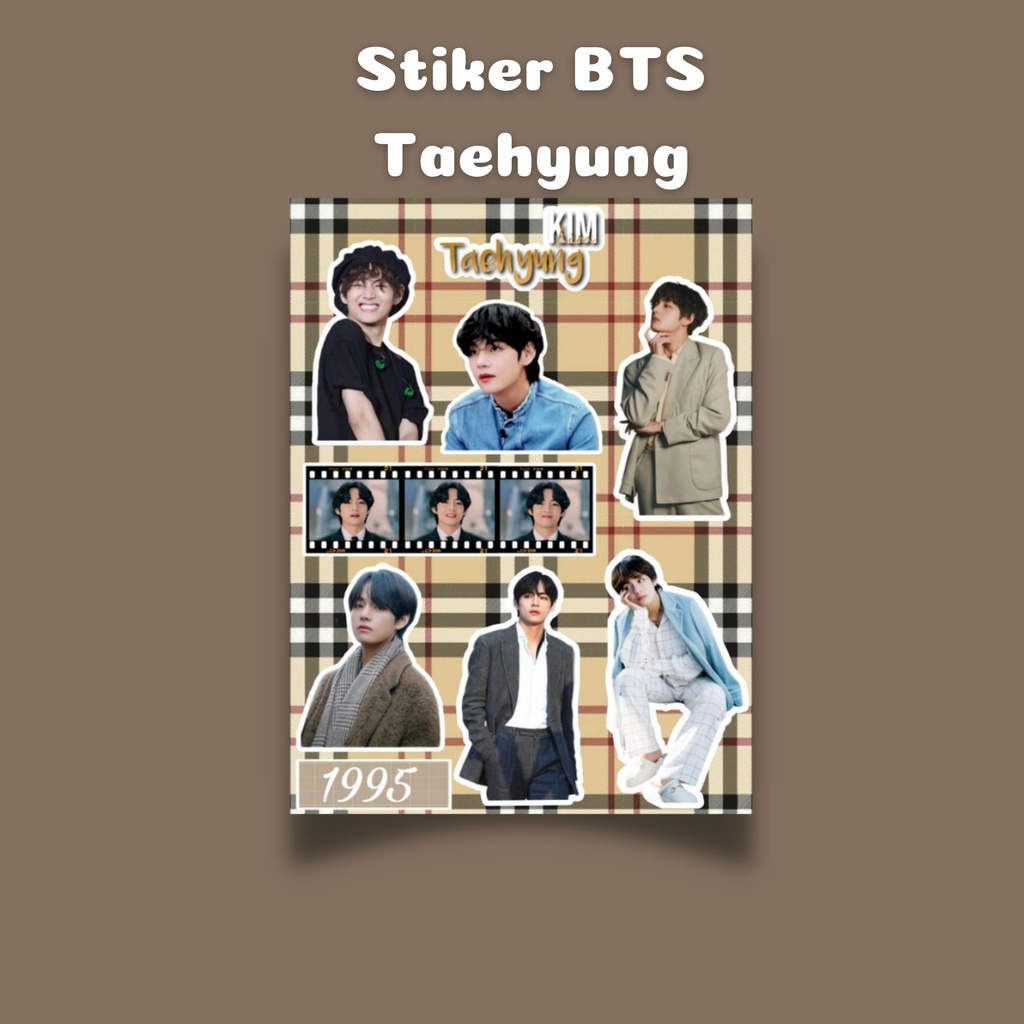 

BTS sticker pack stiker aesthetic journaling Taehyung Jungkook Butter kpop