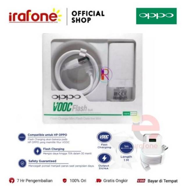 Charger Oppo Original - Cas Oppo - Charger Smartphone - Charger Fast Charging