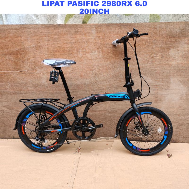 Sepeda Lipat Pasific 2980RX 6.0 20Inch Hi-ten stell