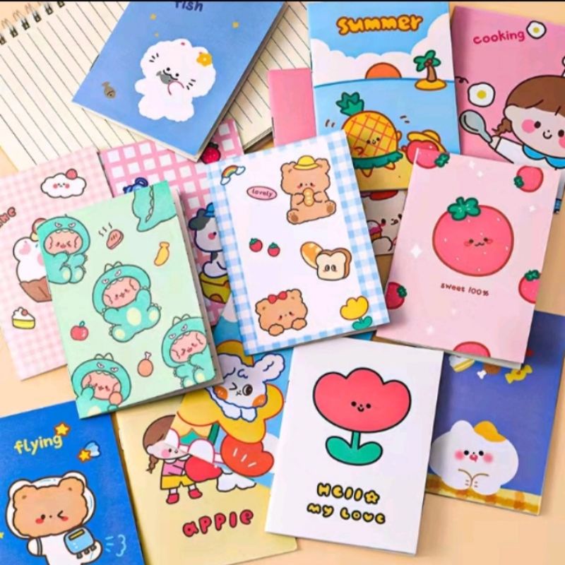 

BUKU CATATAN KECIL / BUKU TULIS KARTUN / BUKU KECIL / MINI NOTEBOOK