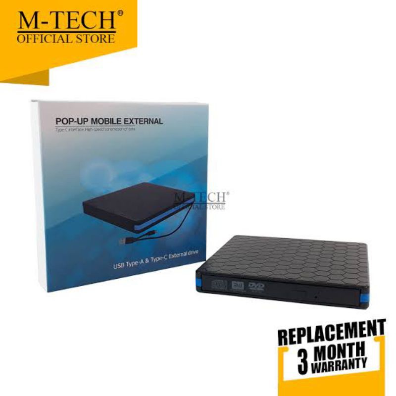 M-Tech Original External DVD RW Type C USB 3.0 / Dvd rw external 3.0