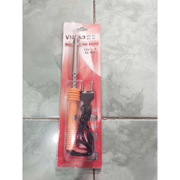 solder 60 Watt visero/gagang kayu(gagang plastik).stok sesuai barang yg ready