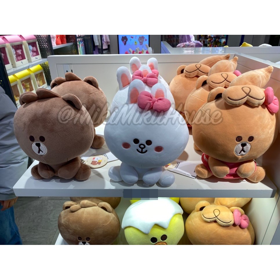 LINE FRIENDS MINI BABY SITTING DOLL 20 CM BONEKA OFFICIAL BROWN CONY SALLY 12 PLUSH TOY COUPLE KOREA