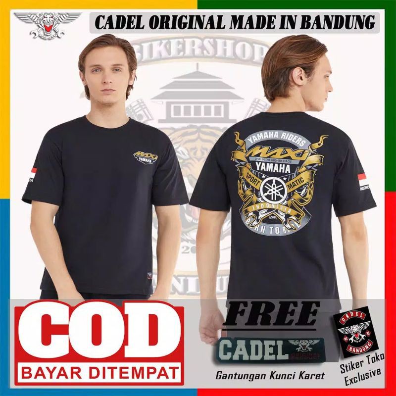 Kaos Bikers Maxi Kaos Nmax,Xmax,Aerox Kaos Yamaha