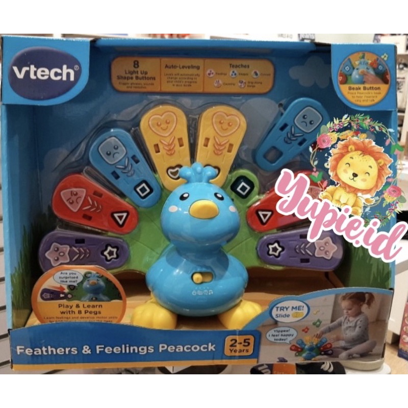 vtech feathers and feeling peacock