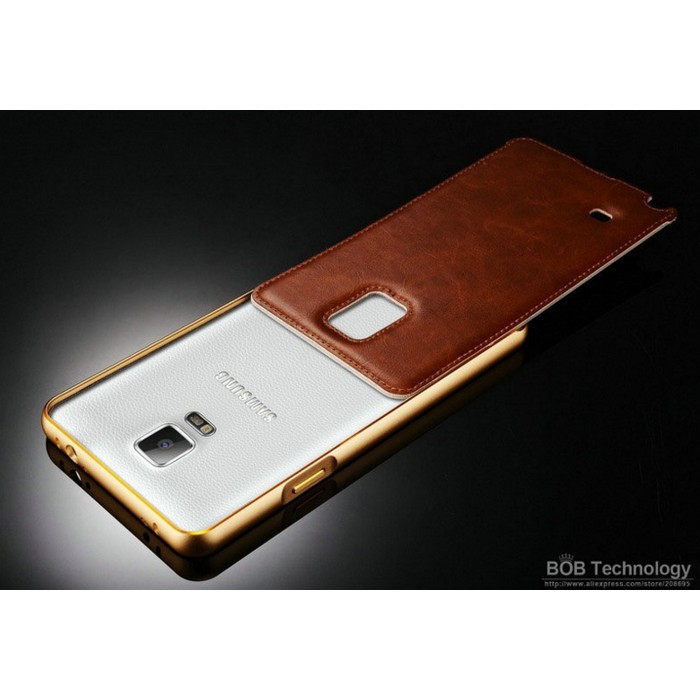 LEATHER SLIDING Xiaomi Mi4 Mi4w LTE 4G bumper back cover case casing
