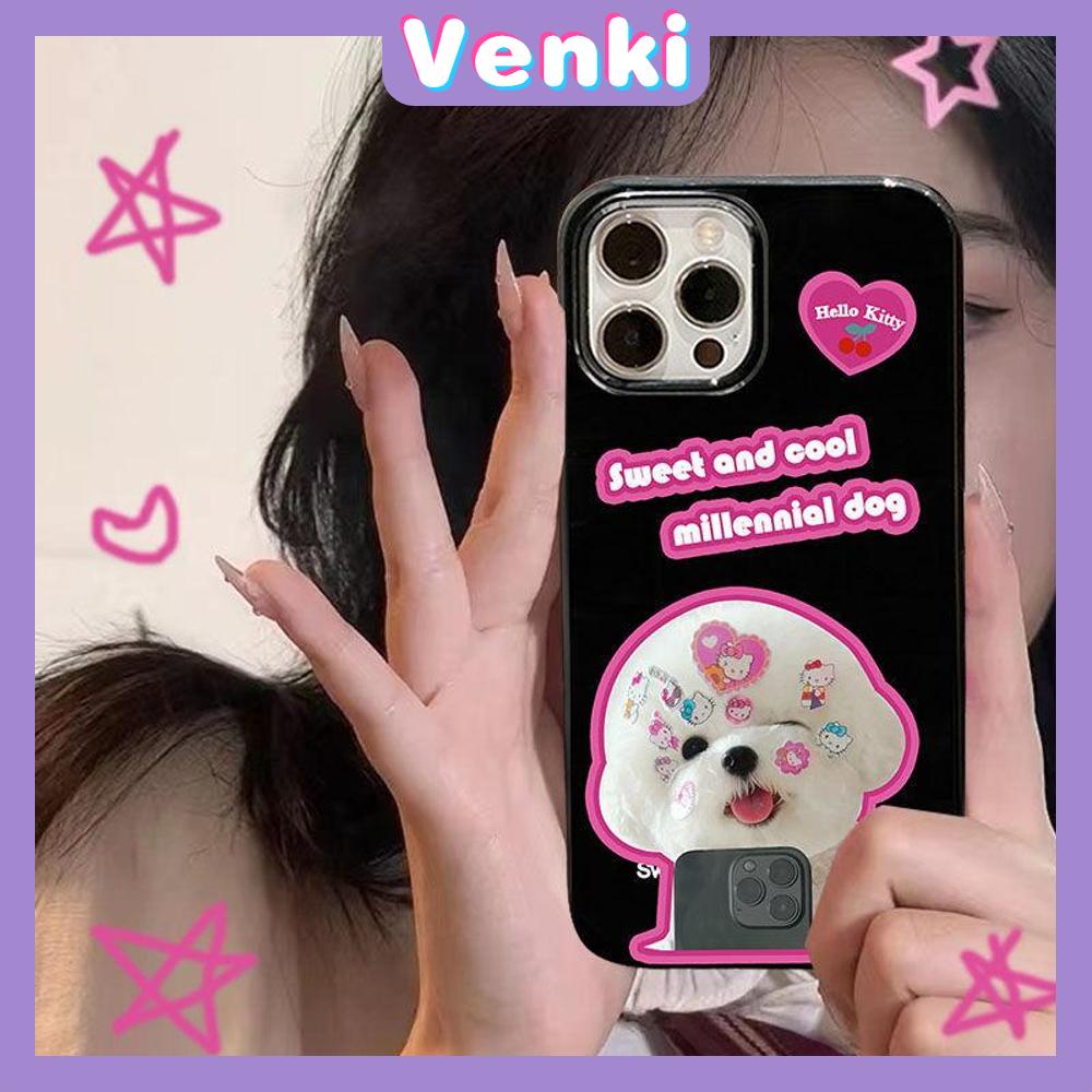 Case For iPhone 14 Series TPU Soft Case Cute Puppy Glossy Black Candy Case Camera Protection Shockproof For iPhone 14 13 12 11 Plus Pro Max 7 Plus X XR