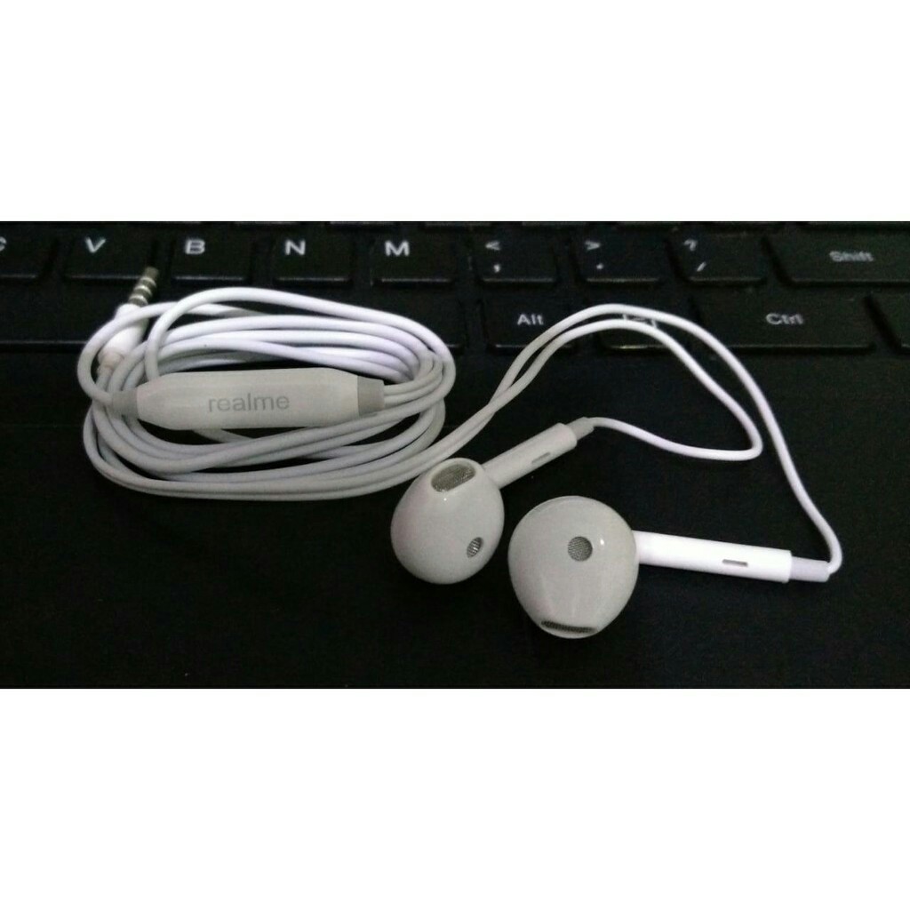 [WS] Headset oppo copotan bawaan F9 / bisa di pakai hp lain juga yang jack 3,5mm - Original 100%