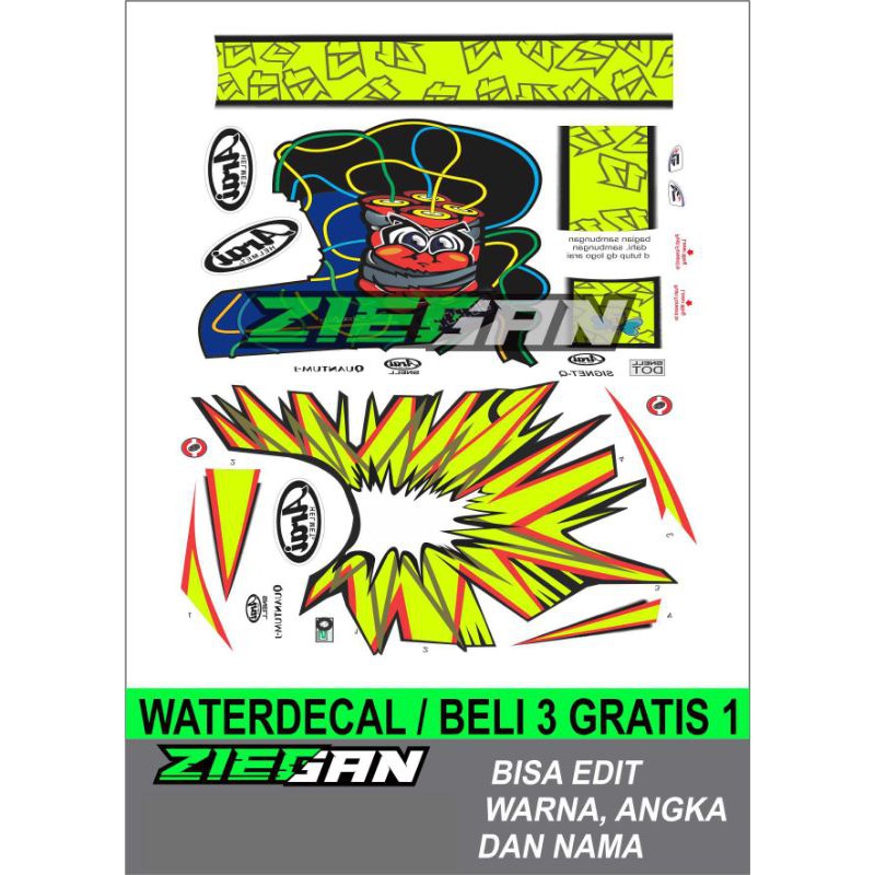 Water Decal motif Karel Abraham