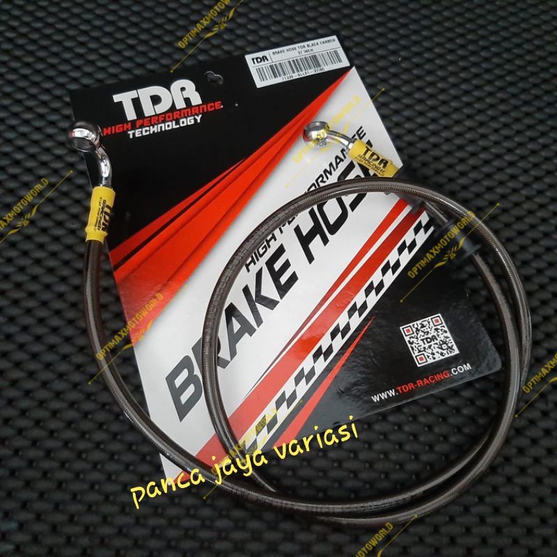 Selang TDR/ Brake Lines TDR Black Carbon 35 Inch / 90 CM