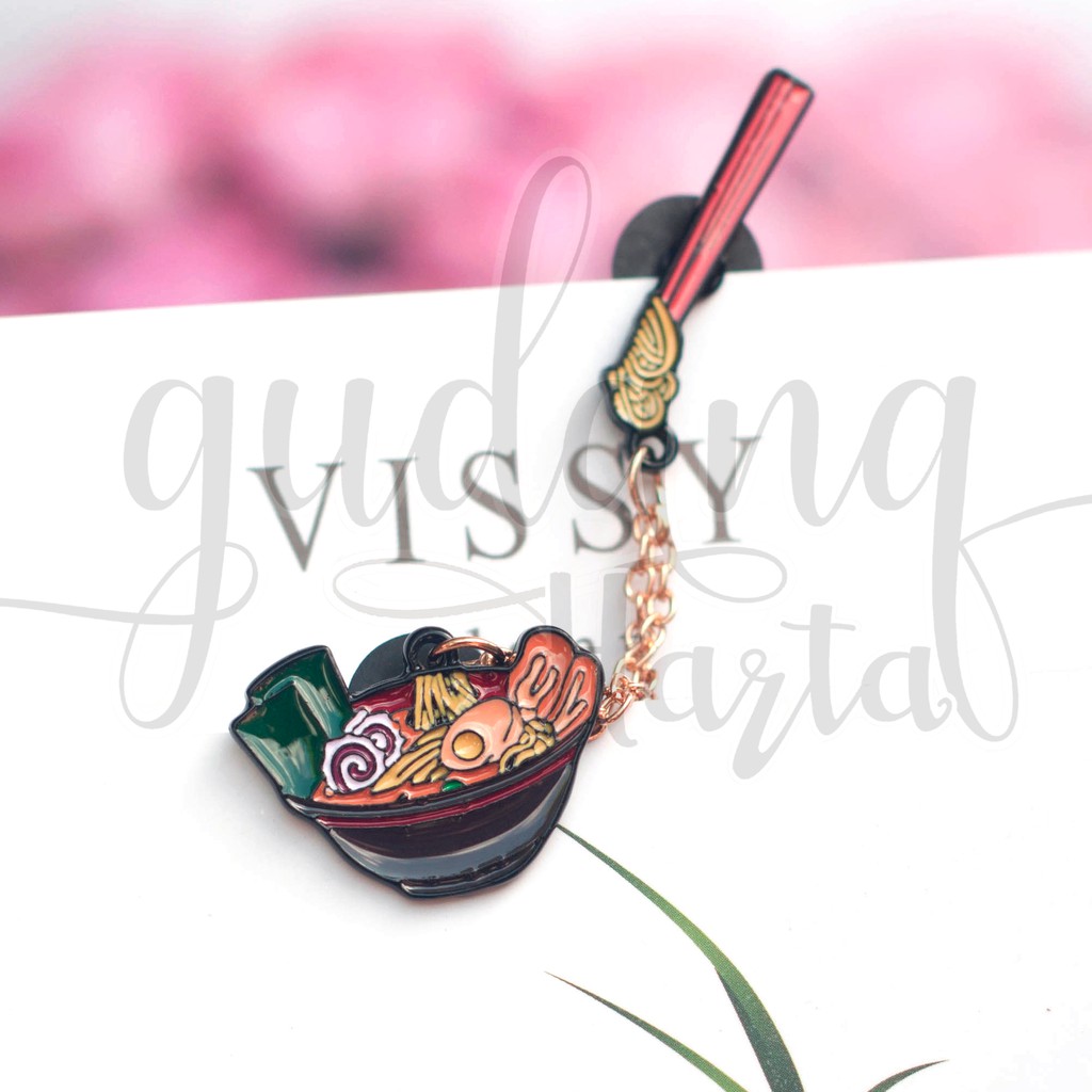 Pin Ramen and Chopstick Noodle Mie Sumpit Lucu Unik Bros Tas GH 208193