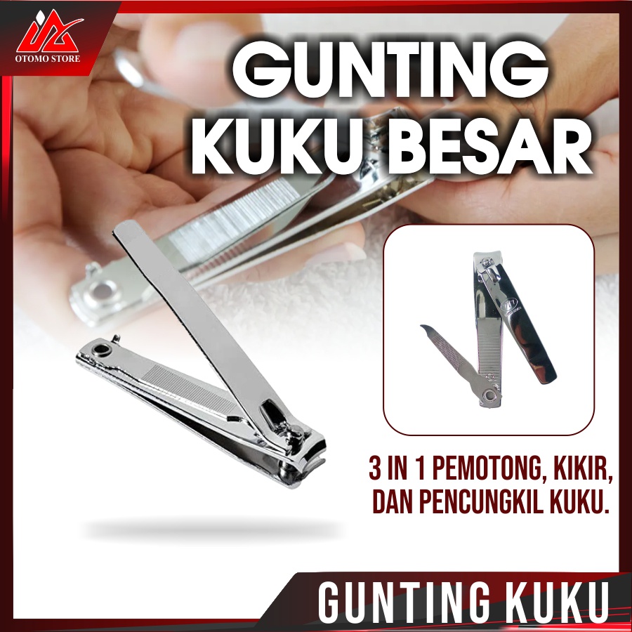 GUNTING KUKU BESAR 777 Original Three Seven  Stainless Steel Anti Karat Perawatan Kuku