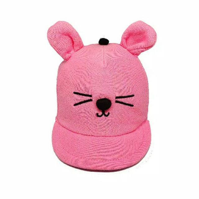 LittleAaron TOPI MEOW CATS Topi Anak Lucu Model Apollo Usia 1 Sampai 3 Tahun Kualitas Terbaik