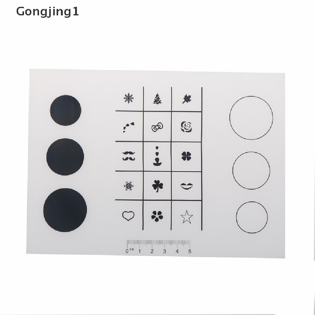Gongjing1 Pad / Mat Silikon Untuk Transfer Stempel Nail Art DIY
