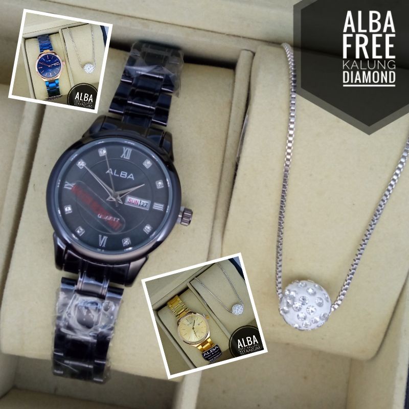 2.2 SALE JAM TANGAN ALBA FREE KALUNG DIAMOND(diundi)