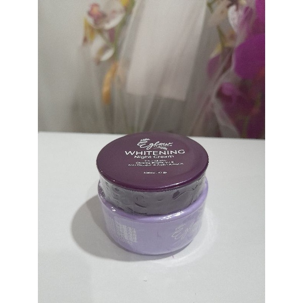 E Glow Night Cream Whitening ECER ORIGINAL
