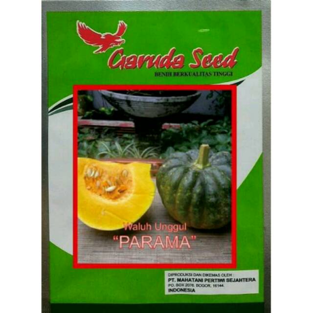 Benih Waluh Labu PARAMA Garuda Seed 10 Gram Bibit Waluh Benih Waluh Bibit Labu