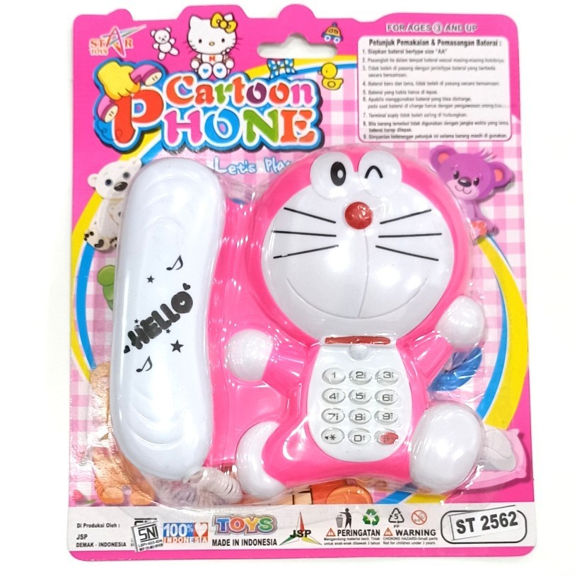 Image of istanatoys.com Mainan Telepone Music Doraeemon No.1189 #1