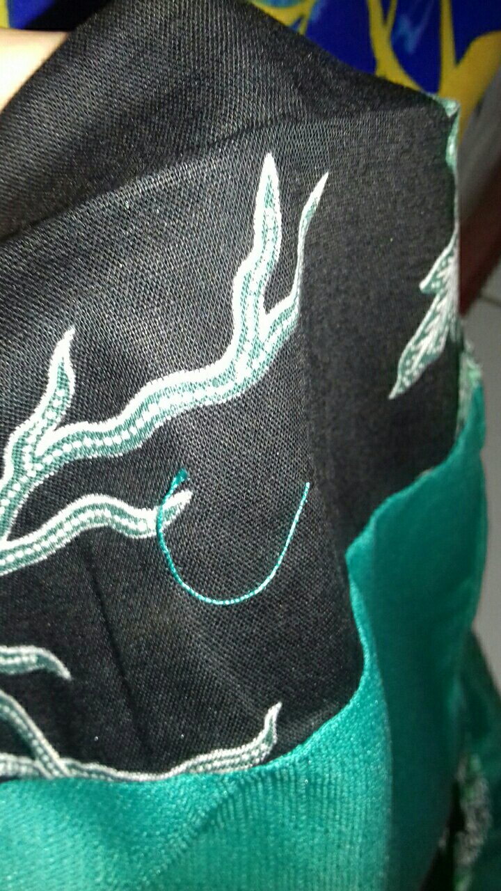 Saroja Batik Couple Sibulan Hijau Mix Ballotelli Sarimbit Batik Couple Batik Keluarga