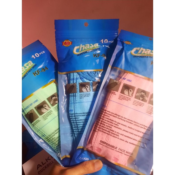 Masker KN95 5 lapis dan Kf94 4 lapis , duckbill , face mask rainbow , mouson , ne care , chasa