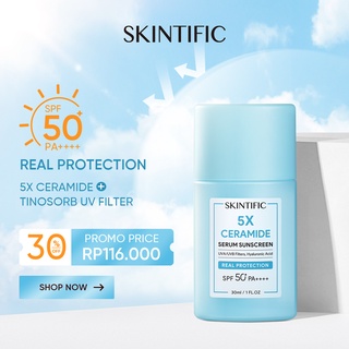 Jual SKINTIFIC 5X Ceramide Serum Sunscreen SPF50 PA++++ Skincare ...