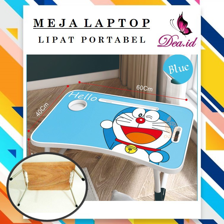 [DEASHOP] [MADE IN LOKAL] MEJA BELAJAR LIPAT - MEJA LAPTOP LEPTOP PORTABEL MOTIF ANAK &amp; DEWASA