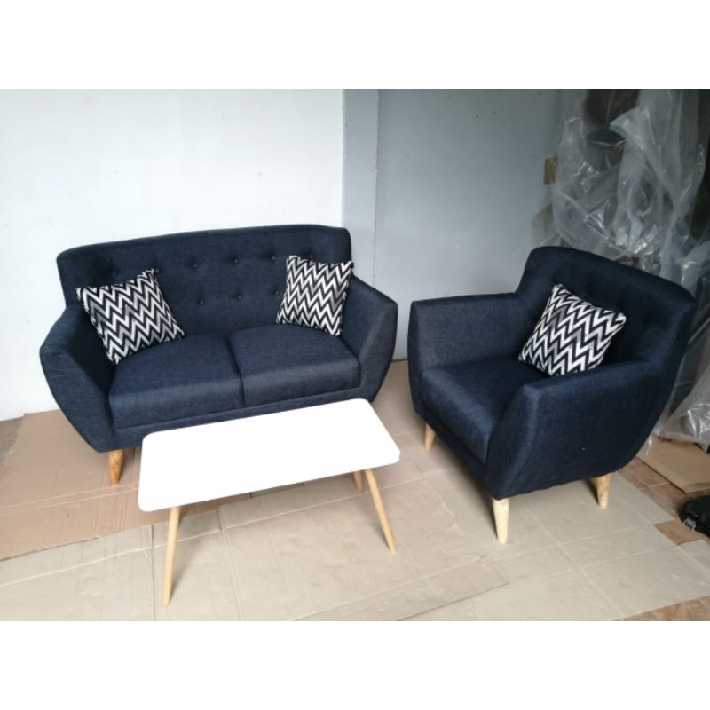 sofa minimalis retro 21 + meja