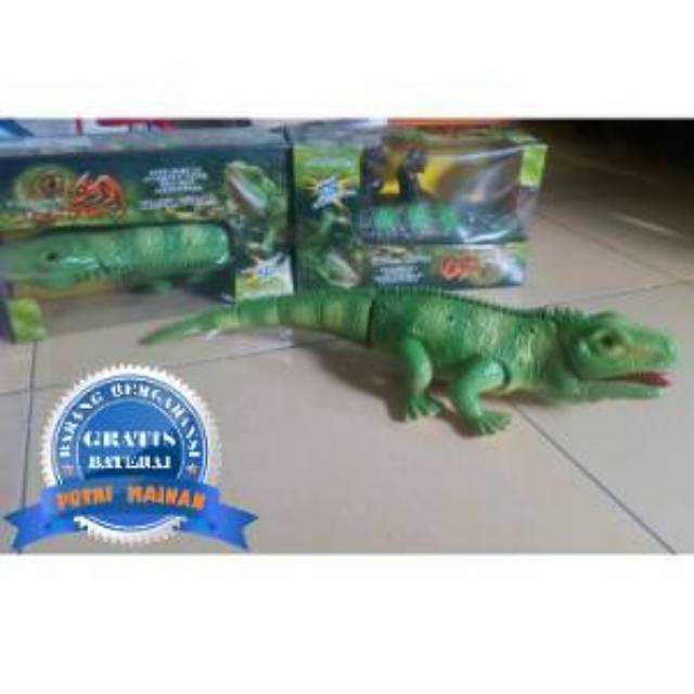 Mainan kadal iguana