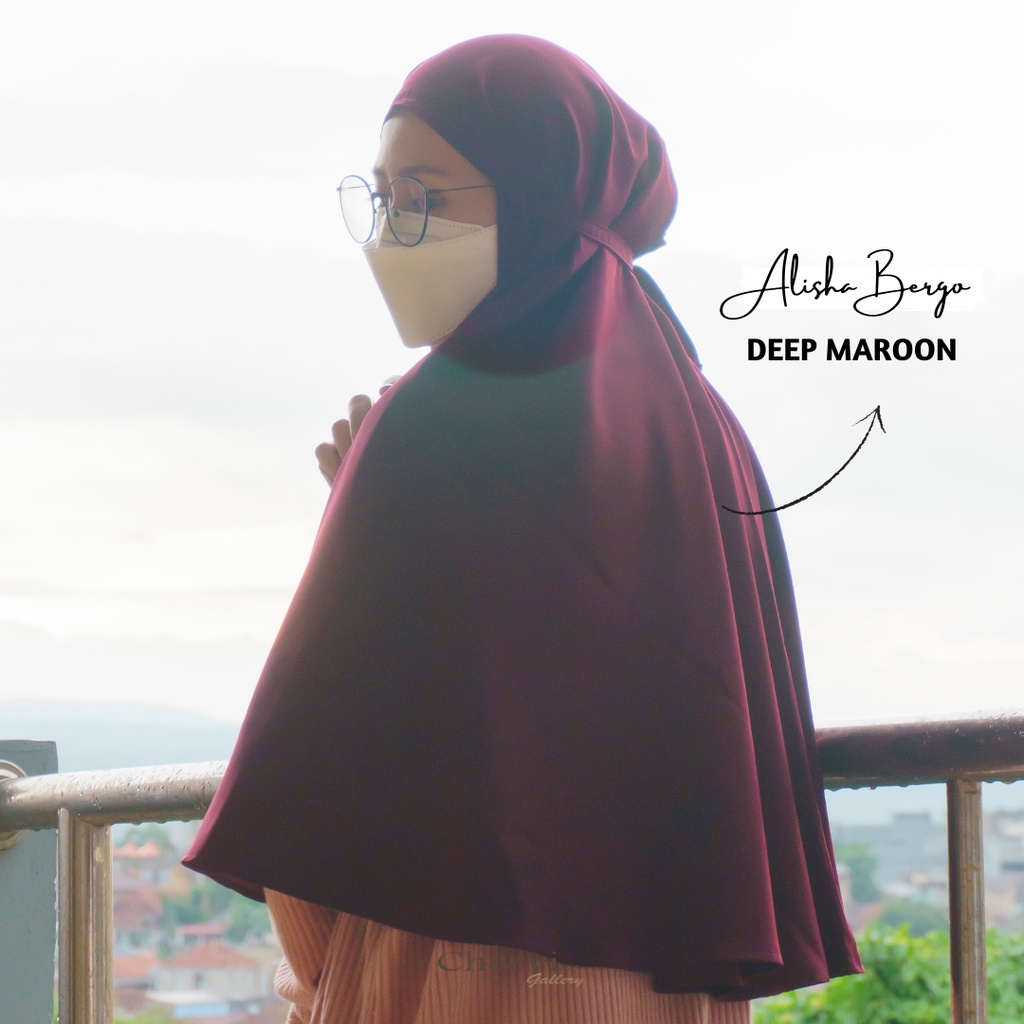 Hijab bergo maryam jumbo Jilbab Bergo Maryam Jumbo Shopee
