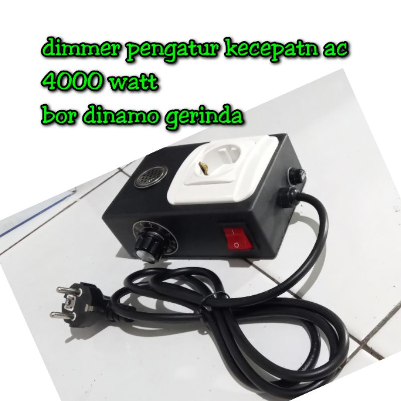 dimmer 4000 watt pengatur kecepatan dinamo
