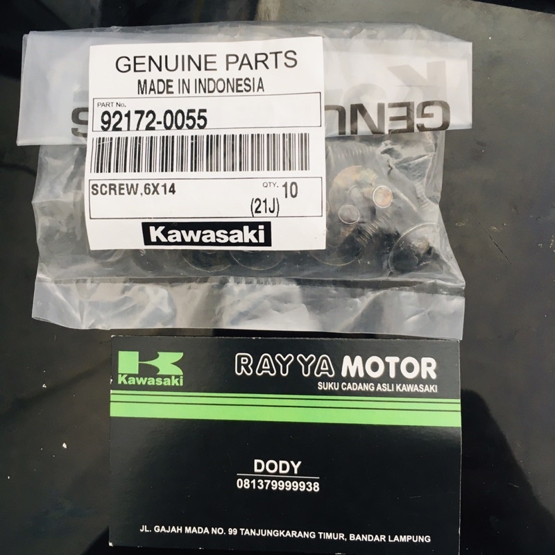 Baut Body/Fairing/Winsild Ninja RR Old Original Kawasaki 