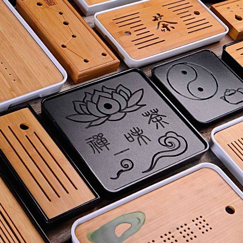 NLSLASI Tatakan Teh China Bamboo Tea Tray - NL27