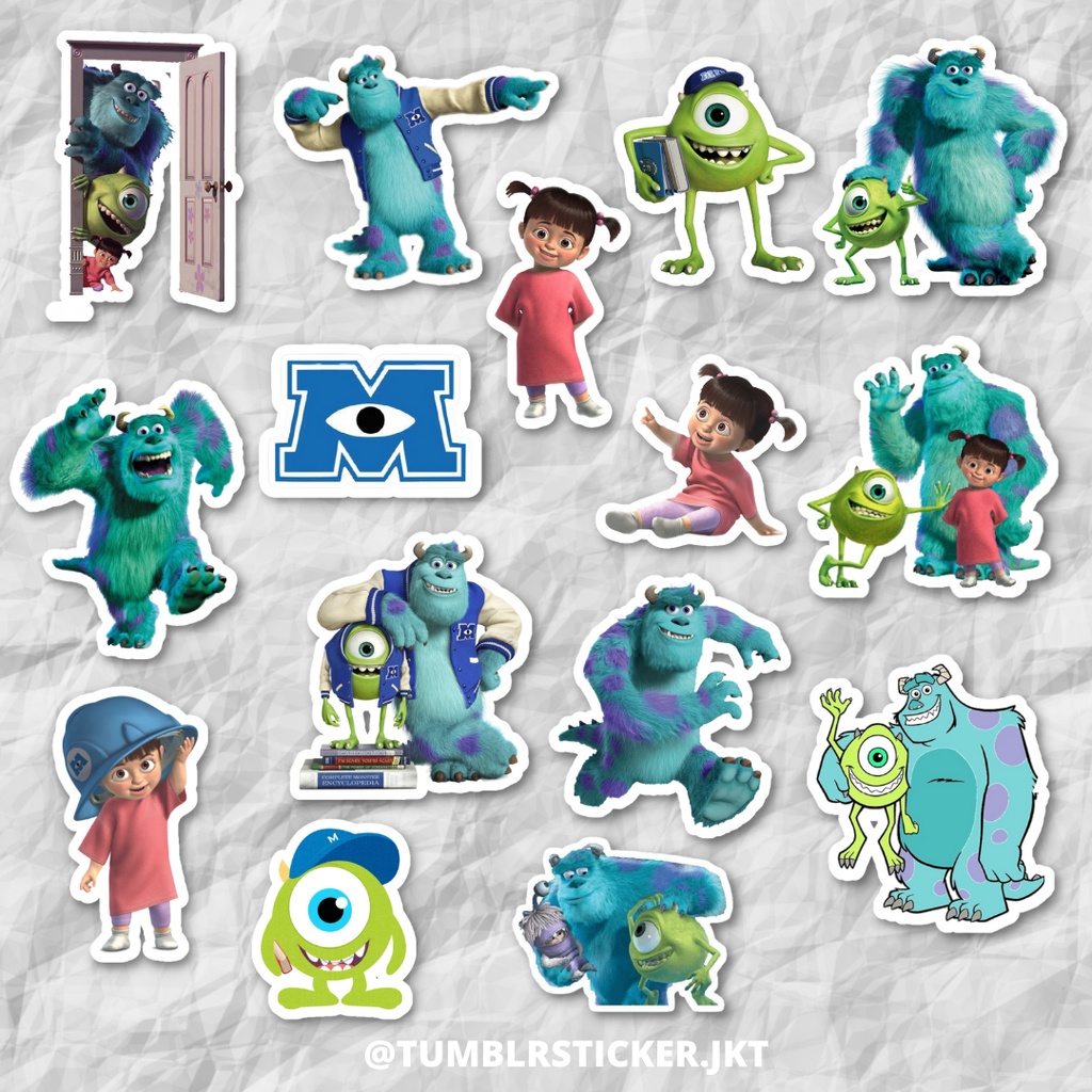 

STICKER AESTHETIC MONSTER INC PACK | STICKER TUMBLR LAPTOP | STICKER AESTHETIC HP JURNAL | STICKER CASE HP