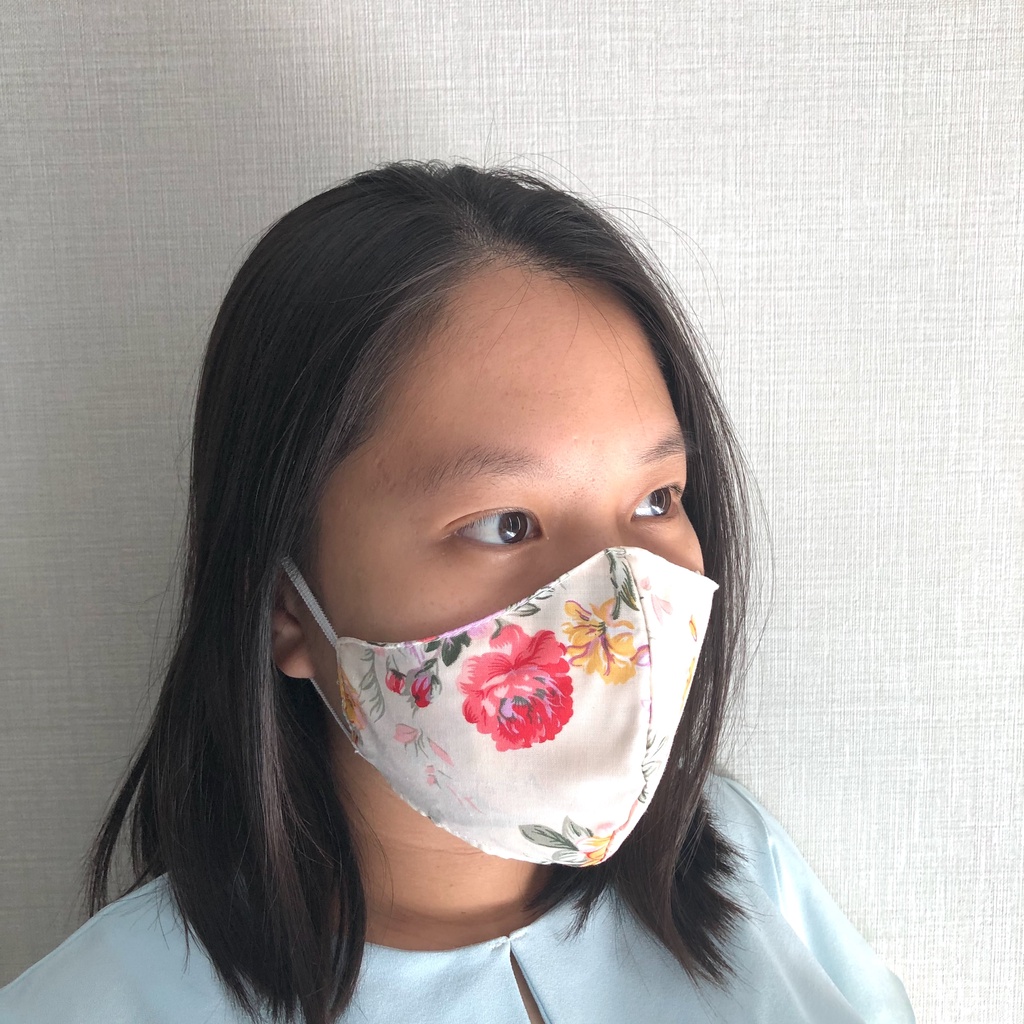 MASKER KAIN EARLOOP DUCKBILL EARLOOP/ HEADLOOP BAHAN CVC TEBAL