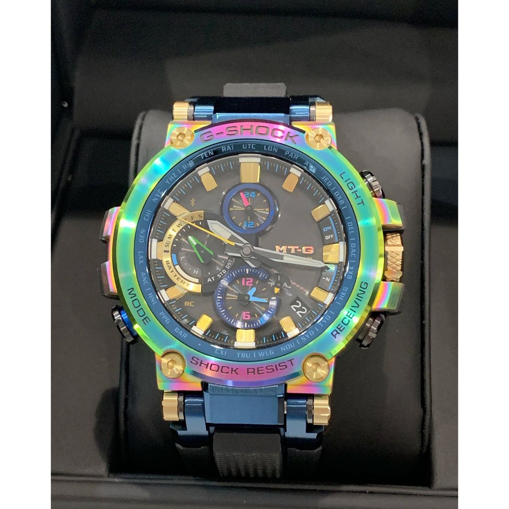 Jual Casio G Shock Original Mtg B1000rb 2adr Lunar Rainbow Indonesia Shopee Indonesia