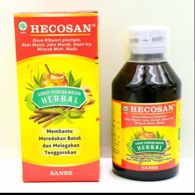 Hecosan Syrup Batuk Herbal 120 Ml Shopee Indonesia