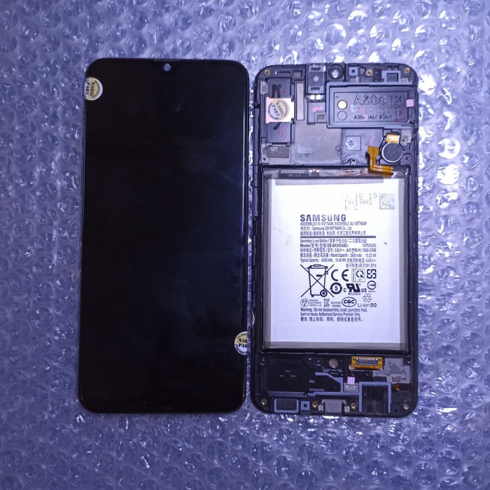 lcd samsung a30s original plus batre Samsung A30s original