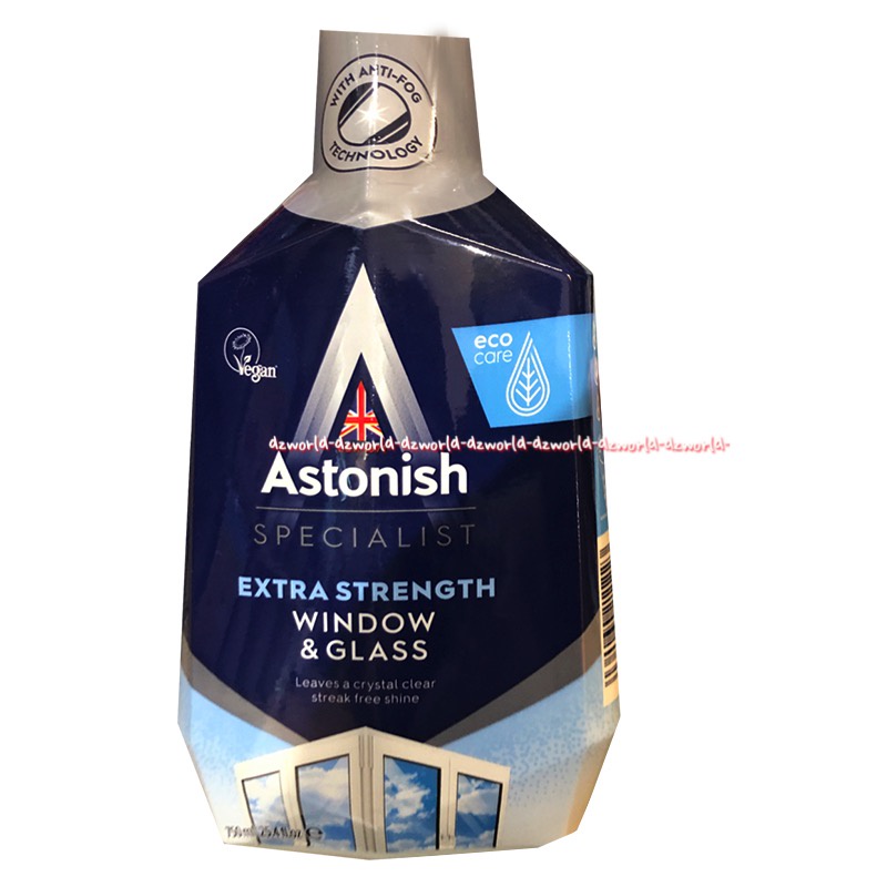 Astonish Window &amp; Glass Cleaner 750ml Semprotan Cairan Pembersih Kaca Astonis Mirror Windows Cleanser Glas