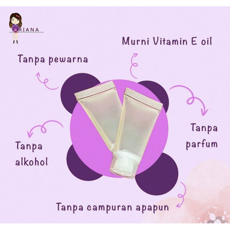 

PROMO Habisin Stok Skincare Oil Vitamin E 100% by ORIANA (5ml) Pure Oil ya