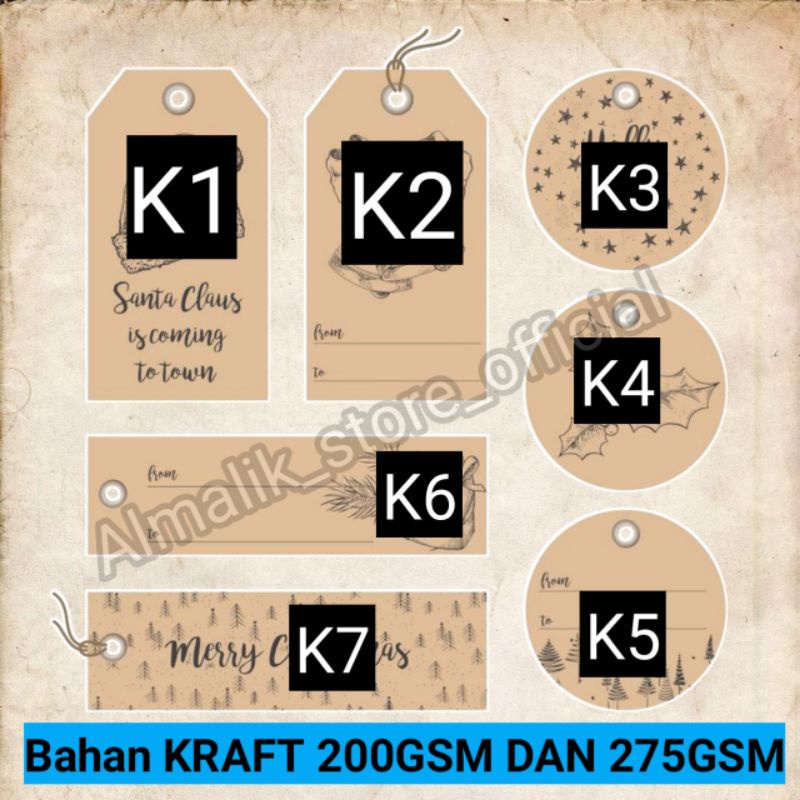 

[ Bahan Kraft ] Hang tag custom souvenir ucapan terimakasih acara undangan pernikahan ulang tahun kartu label baju sepatu celana jaket clothing nama sendiri