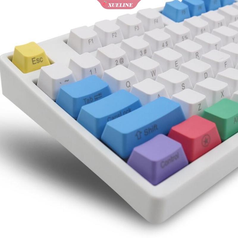 Set 104pcs Keycap Oem Pbt Monokrom Untuk Keyboard Mekanik