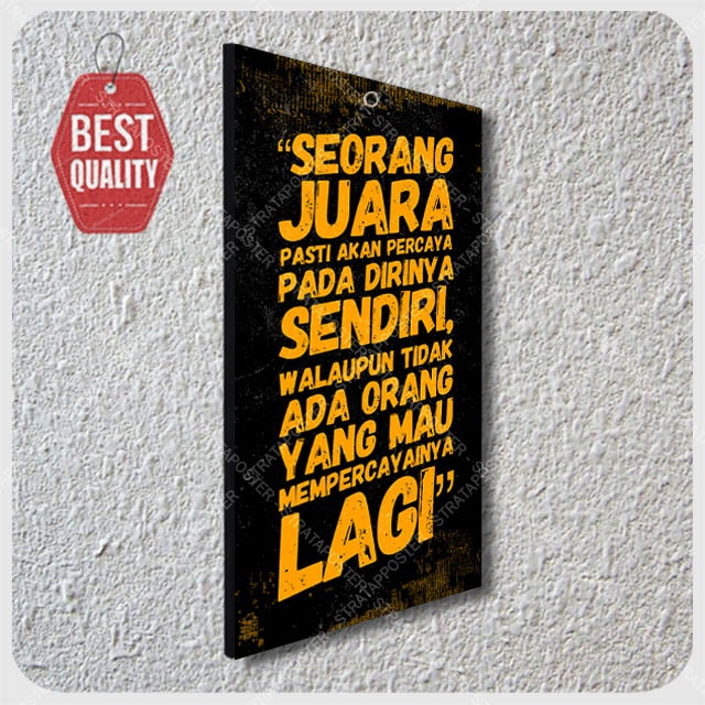 Dekorasi dinding Poster motivasi Hiasan dinding kamar Poster dinding Quotes 143004STR