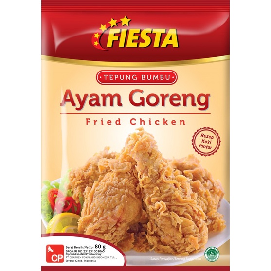 

TERLARIS Fiesta Tepung Bumbu Ayam Goreng Fried Chicken 80 gram