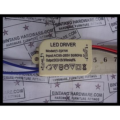 Led Driver 12V Dc 300 Ma Trafo Adaptor Untuk Lampu Led Daya Rendah
