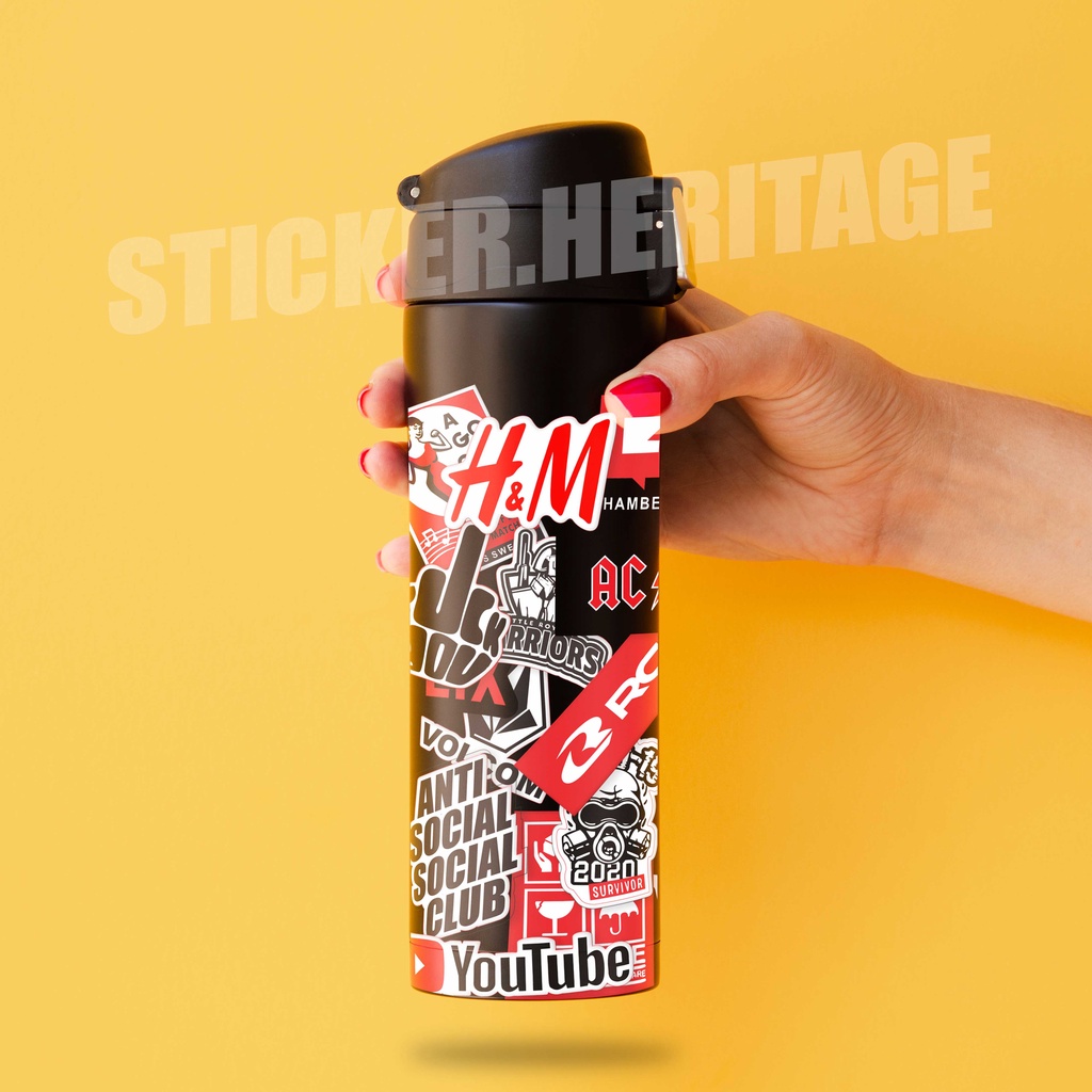 Stiker Sticker Pack BRAND STREETWEAR | STIKER TUMBLER LAPTOP KOPER HELM