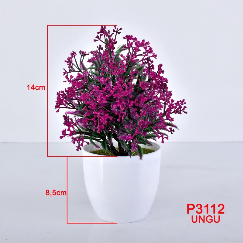 TIB/COD P3112(1KG BISA 15PCS)BUNGA DEKORASI/BUNGA PLASTIK/TANAMAN DEKORASI-3